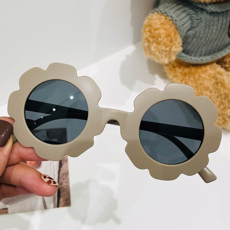 Floral Children's Sunglasses, Multiple Colors Available, Children's Aviator Sunglasses Wholesale, Cute Sunflower Sunglasses, Factory Direct Supply