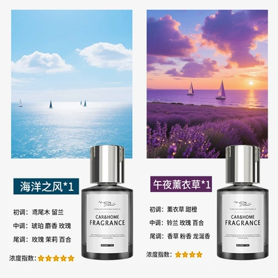 Car Perfume Aromatherapy | Car Perfume - meizu-2-bottles-ocean-lavender