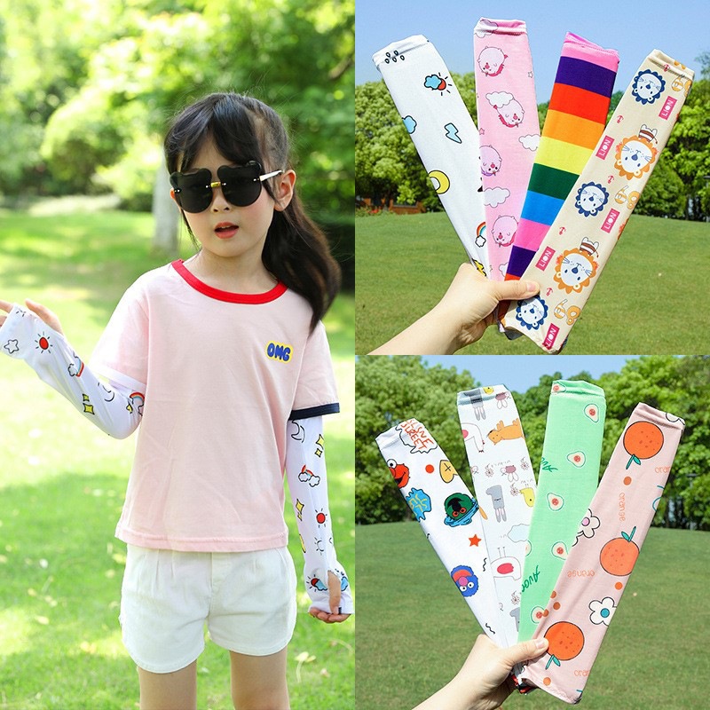 Summer travel children's silk sleeves