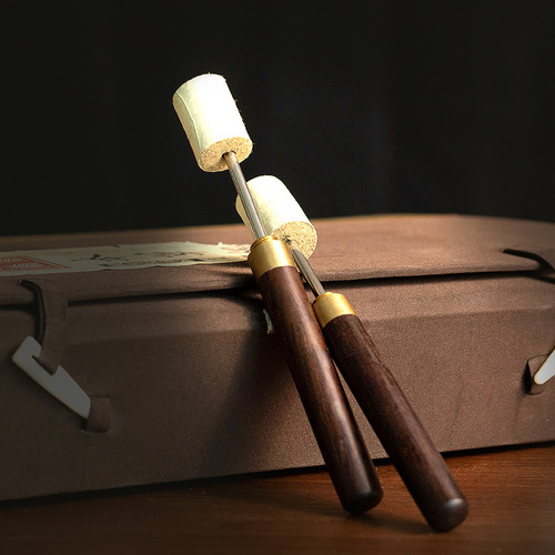 Moxa stick extender moxibustion tool anti-scalding solid wood handle 304 steel needle moxibustion extension scraper awl wholesale