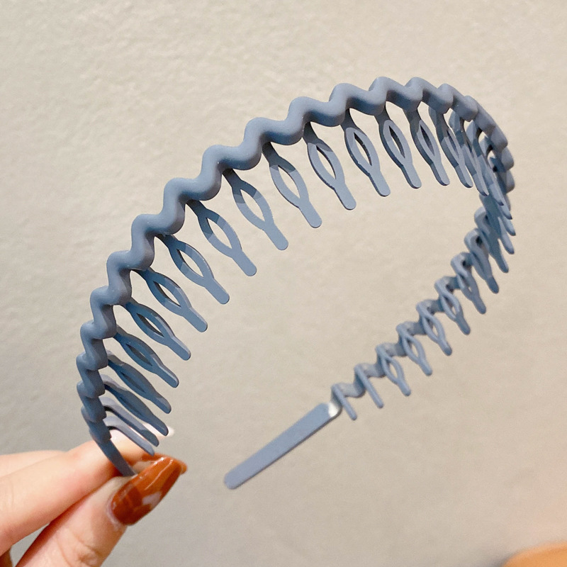 Simple acabado de cabello roto artefacto de gran onda 2024 nuevo tipo con dientes antideslizante temperamento de alto cráneo fijación de cabeza