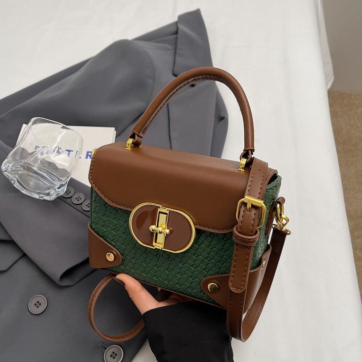 Este año, la popular explosión de bolsos de mano para mujeres 2024, nuevo color de contraste, bolsos de hombro, bolsos de alto nivel, bolsos de cinturón