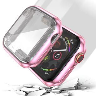 Suitable for Apple AppleWatch2345 generation watch electroplated protective case TPU all-inclusive protective case