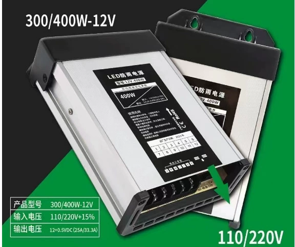 Питание LED, путешественный переключатель, 220В, 12В, 5В, 24В, 400Вт