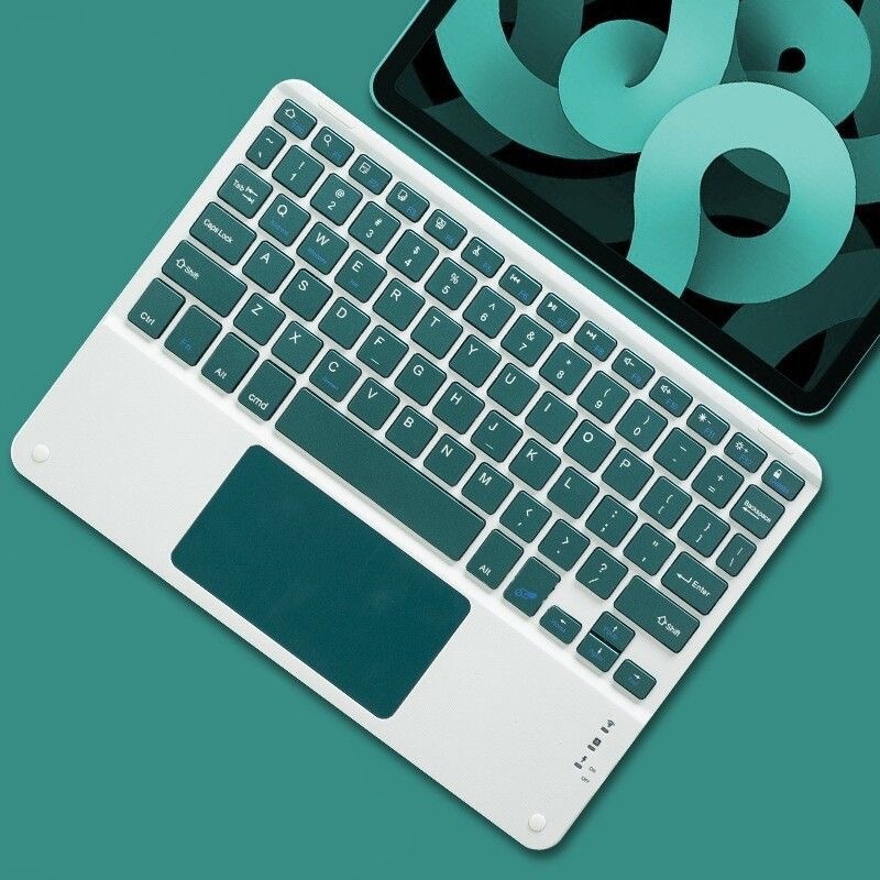 Suitable for iPad Wireless Bluetooth Keyboard and Mouse Mini Universal Portable Touch Rechargeable Mobile Phone Tablet Keyboard