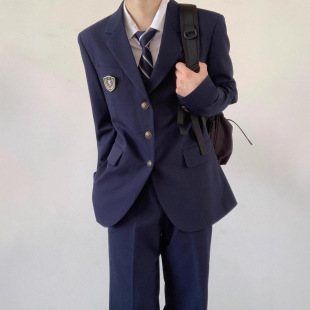 Uncle Kimura Dk Japanese Style Uniform Suit Jacket Men's Summer Mid-Length Casual Suit Female Student Suit Pants Suit