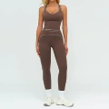 7028 vest + 7028 trousers—dark brown