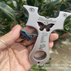 Olympic slingshot stainless steel with butterfly with flat rubber bands, suitable for import
