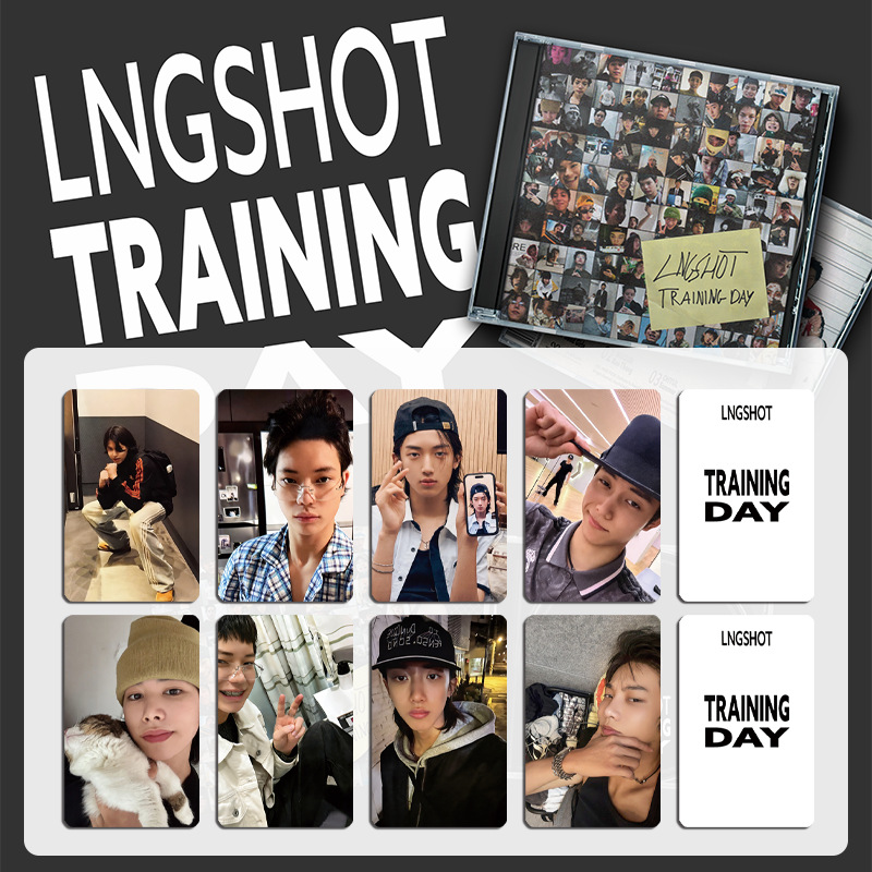 LNGSHOT "Training Day" album card EP card bonus card postcard…