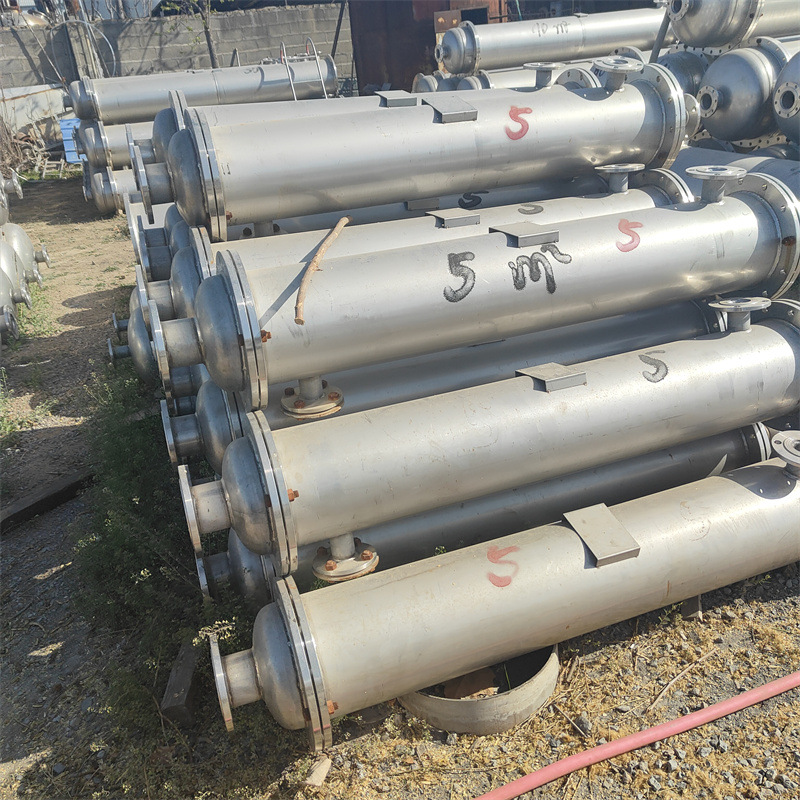 二手列管式冷凝器 换热器 304级不锈钢喷淋冷却器