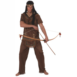 Adult Halloween Cos Masquerade Ethnic Performance Stage Costume Cross-Border Temu Indian Indigenous Costume