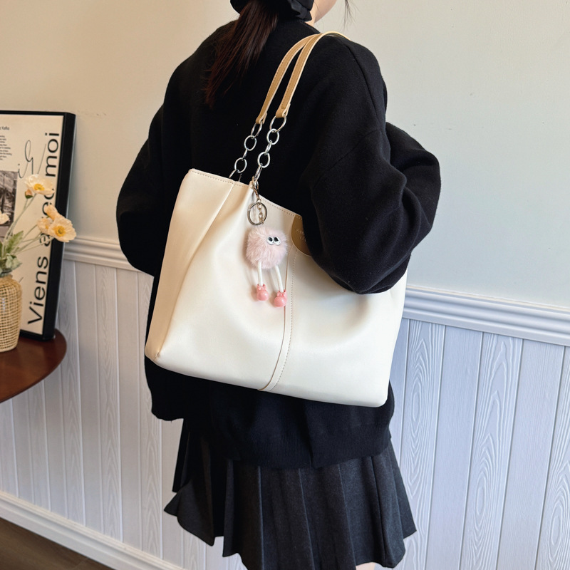 Bolso de mujer 2024 nuevo popular este año gran capacidad bolsa de mano, bolsa de hombro, bolsa de clase universitaria