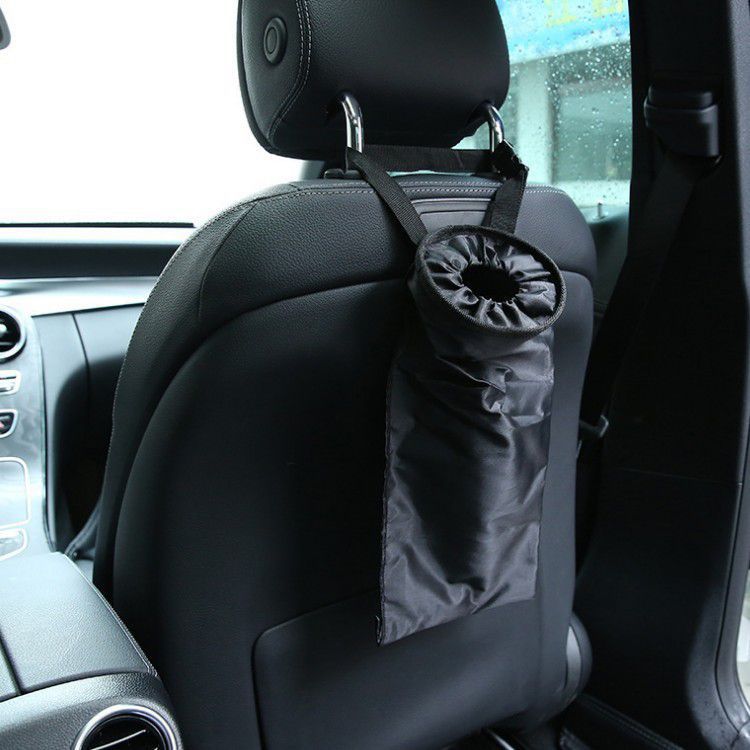 Bolsa de basura del coche silla trasera del coche basura puede silla del coche trasero colgando bolsa de almacenamiento multifuncional suministros para automóviles
