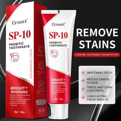 跨境专供【FDA/DSDS认证】SP-10牙膏亮白牙齿清新口气牙膏120g