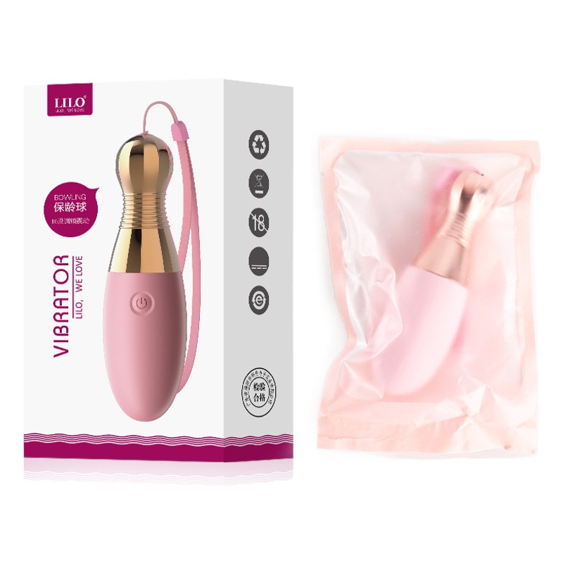 LILO Laile Bowling Wireless Egg Jumping 10 Frequency Sexy Vibration Massager AV Bar Female Masturbator Sex Supplies