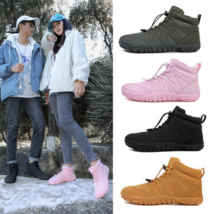 Cross-border Outdoor Sports Cotton Shoes Men's and Women's fleece-lined Warm Boots Wear-resistant Non-slip Snow Boots Winter Thickened Lovers Shoes