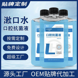 Mouthwash Oem Customized Antibacterial Medical Grade 500ml Fresh Breath Mint Mouthwash Manufacturer Oem Processing