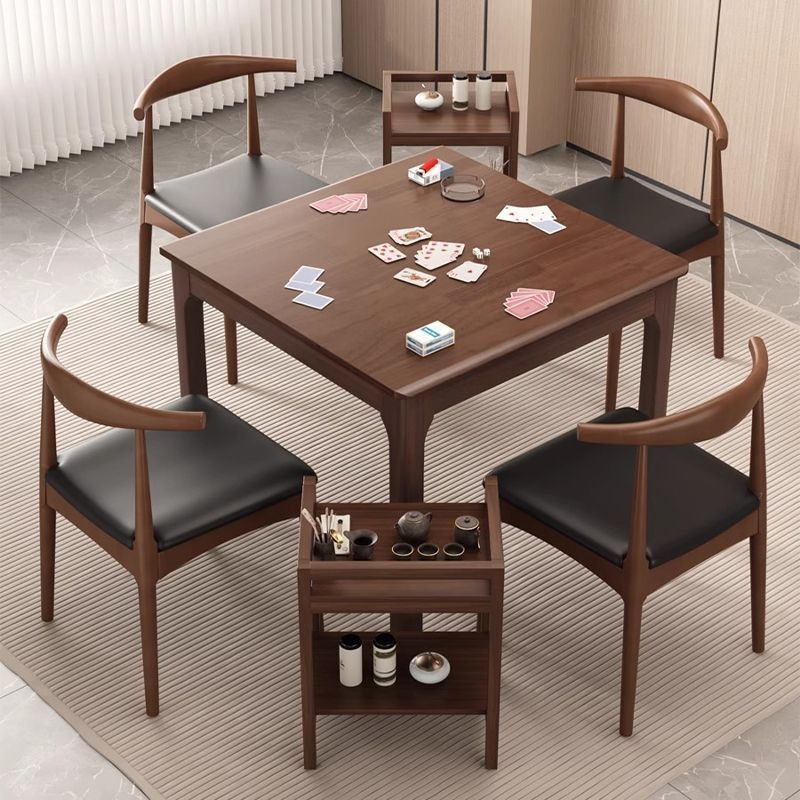 All-solid wood Eight Immortals table, special square table for Guandan game, square dining table and chair set, chess and card table, Chinese-style home dining table