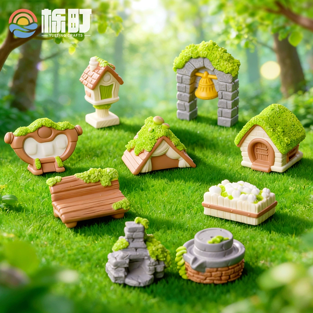 Мох микро‑ландшафт творческий целебный маленький лес DIY садоводство ландшафт декоративные аксессуары настольные маленькие украшения