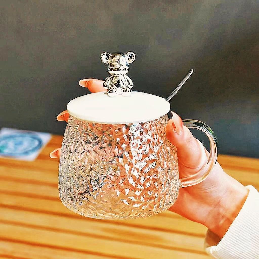 Tazas personalizadas al por mayor logotipo impresa taza de agua taza de oso taza de apertura taza de eventos pequeños regalos taza de agua de bienestar