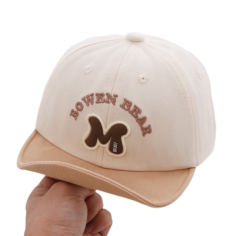 Sombreros para bebés otoño y invierno para niños con bordes suaves de terciopelo para niños sombreros de béisbol para bebés sombreros de boca de pato para bebés