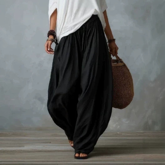 2026 New European and American TikTok Wide-Leg Pants Versatile Women's Fashion Elegant Harem Casual Pants In Stock