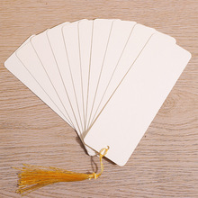 创意书签空白手绘卡片古风手绘DIY涂鸦染牛皮卡纸片干花书签材料