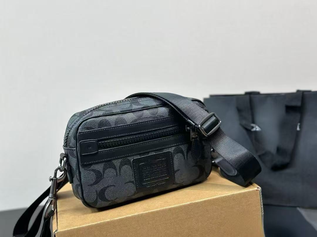 Bolso para cámara para hombre y mujer, material de PVC, bolso cruzado informal para viaje, bolso de mensajero, bolso versátil para teléfono para ir al trabajo, 22x15x5
