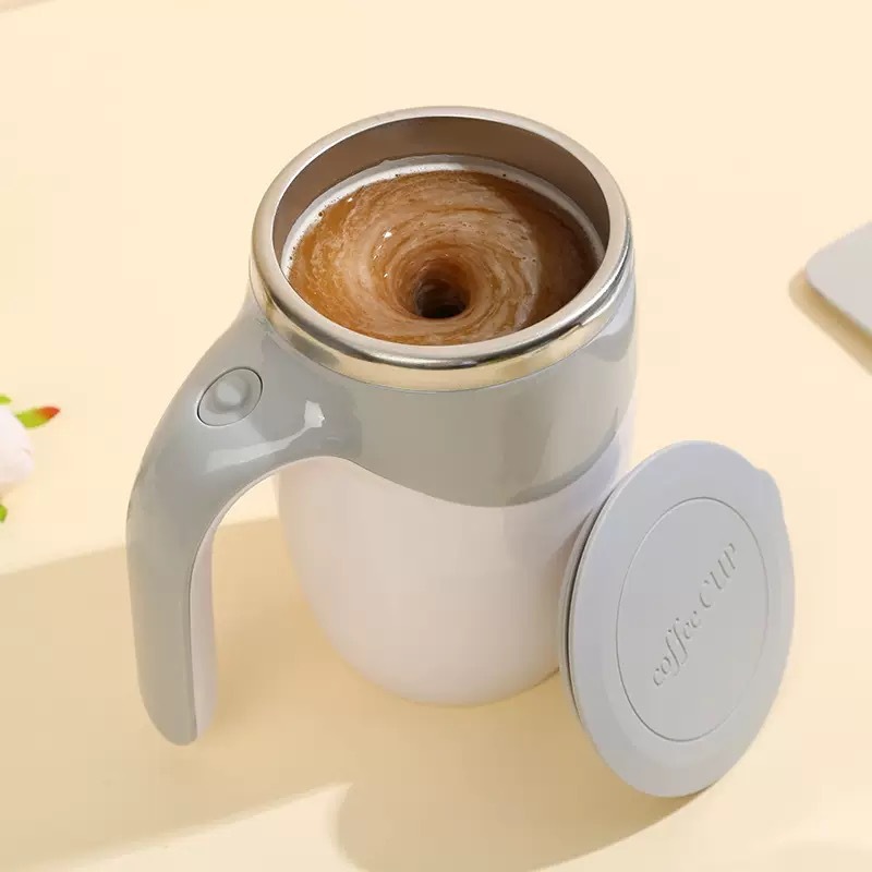 Taza mezcladora de café automática, recargable y portátil, ideal para oficina y restaurante, con agitación magnética, ideal para personas ocupadas.