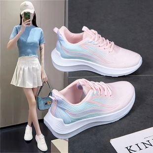Women's shoes sneaker 2025 new fashion Korean trend mesh breathable shoes lightweight non-slip running shoes