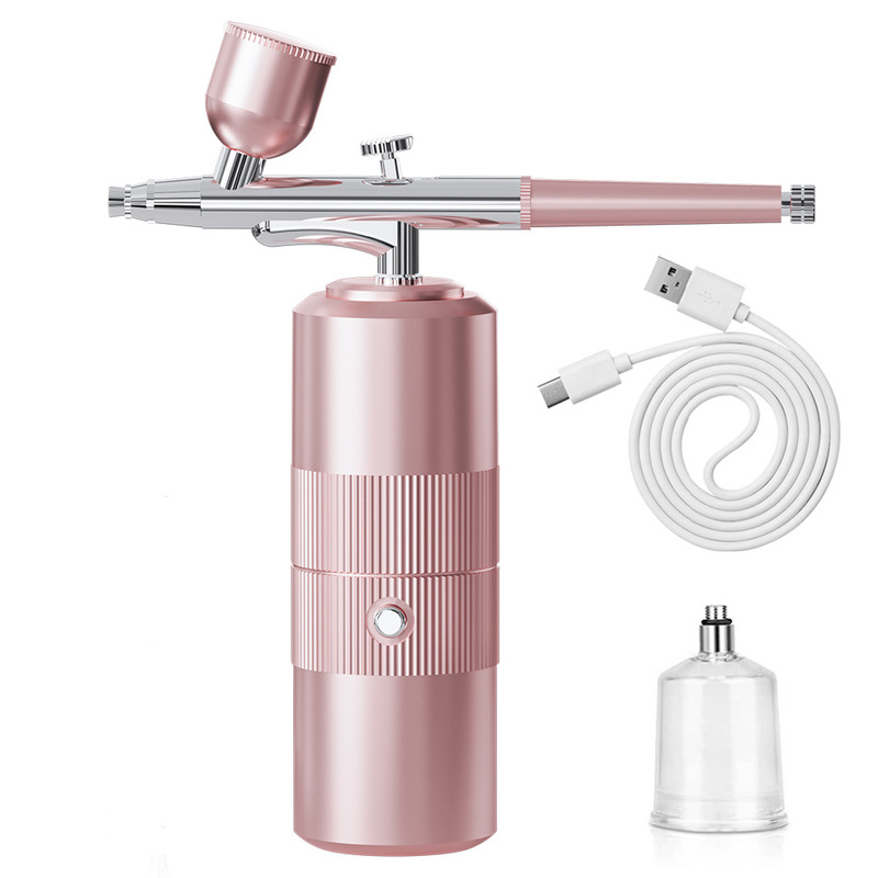 クロスボーダー新型酸素注入器手持ち家庭用無針水光携帯ナノ高圧顔スプレー美容器|undefined