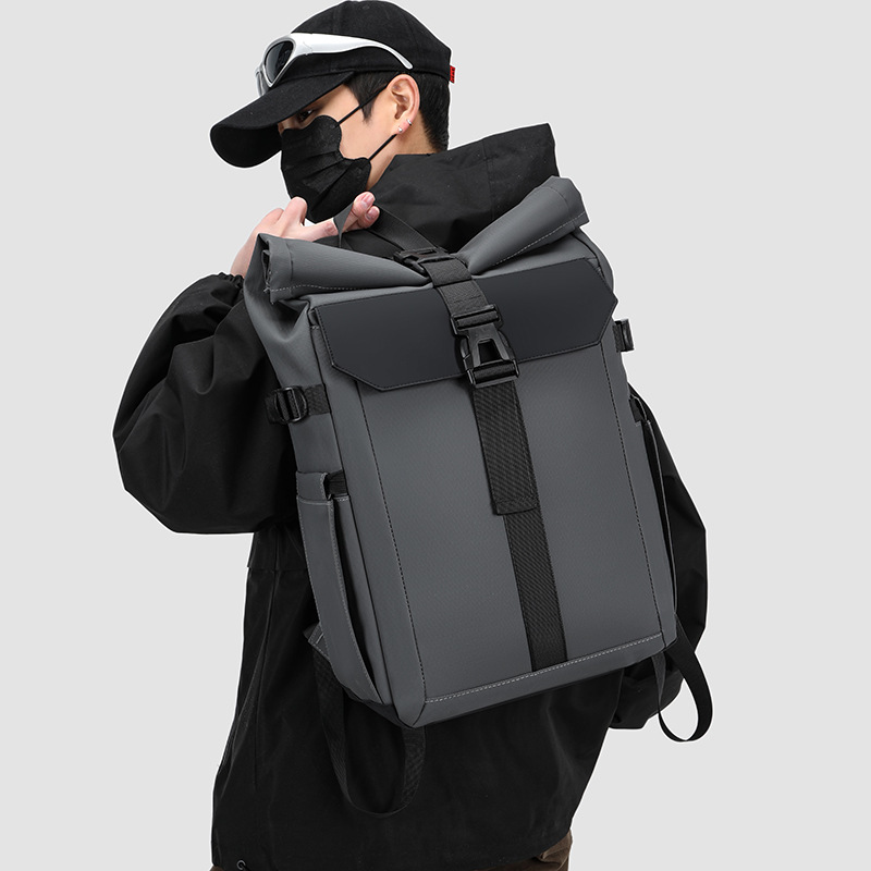 2026 new style backpack, Amazon roll-top casual commuter backpack, versatile outdoor travel roll-top backpack 2026 new style backpack, Amazon roll-top casual commuter backpack, versatile outdoor travel roll-top backpack