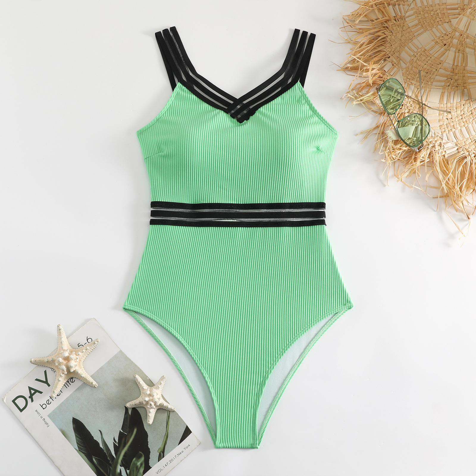 Women's Basic Modern Style Solid Color 1 Piece One Piece Swimwear display picture 33