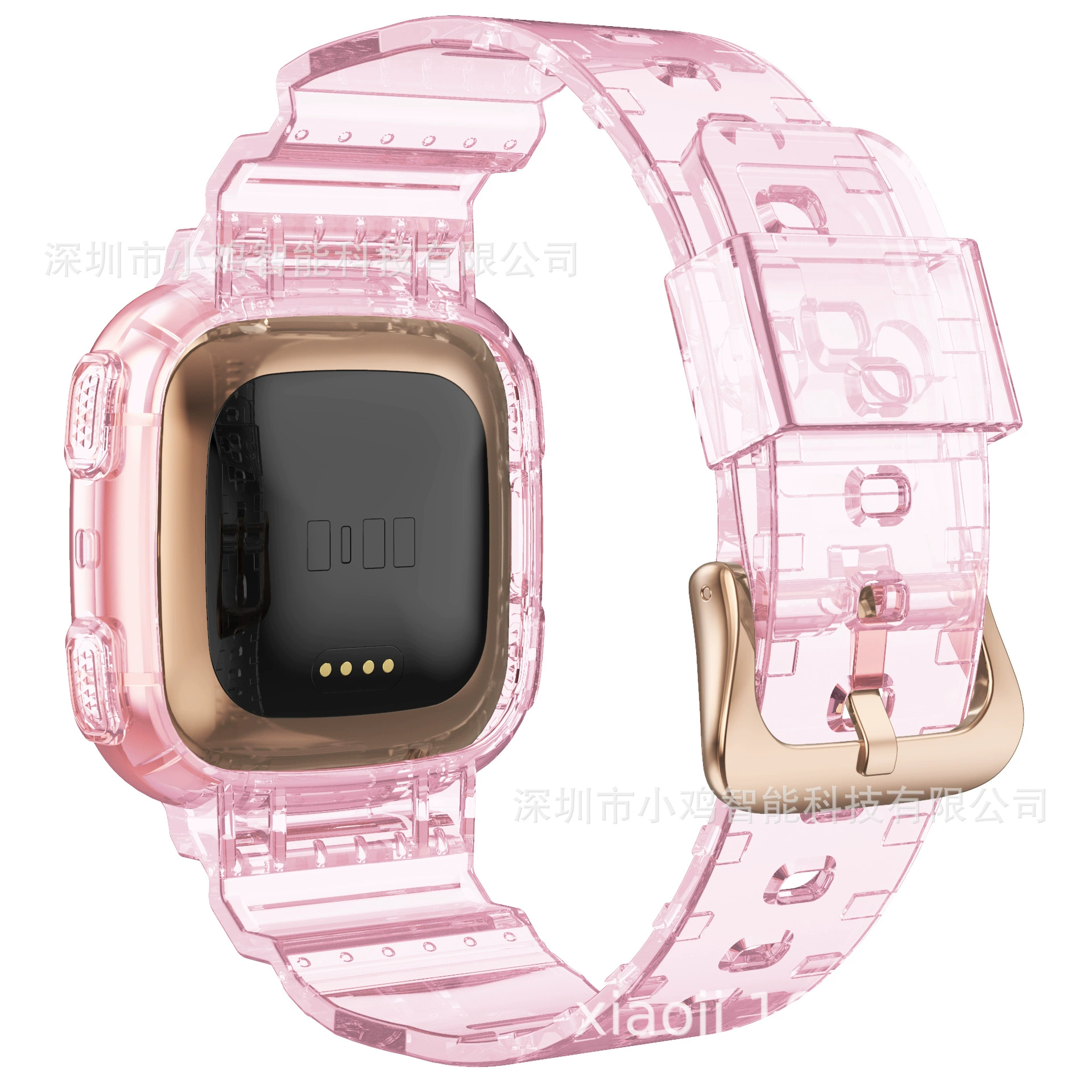 Подходит для Fitbit Versa 3 прозрачная соединенная ремешок Fitbit Versa1/2 TPU ремешок