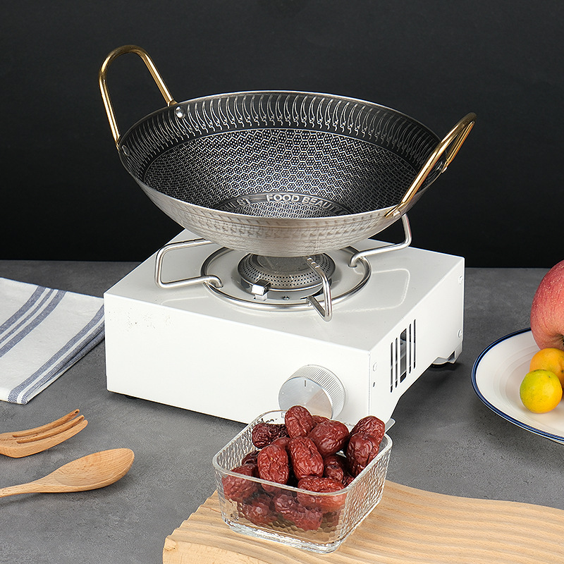 干锅新式卡磁炉麻辣香锅专用锅酒精炉子小火锅商用不粘锅仔锅家用