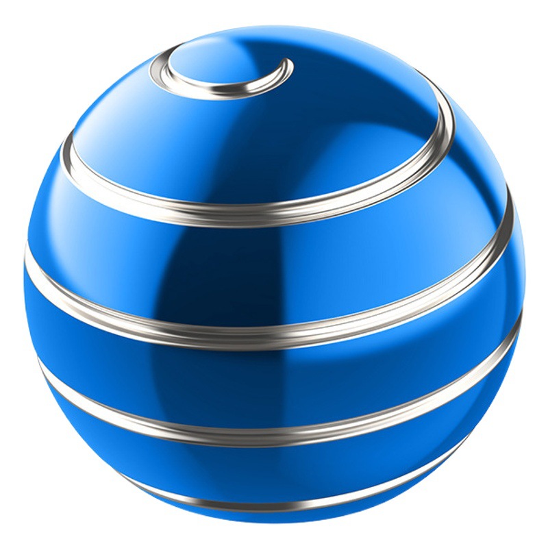 Alambre de plata de alto brillo giroscopio de transferencia de bolas de escritorio giratorio Amazon explosión de punta de dedo transfronteriza spin descompresión TikTok juguete