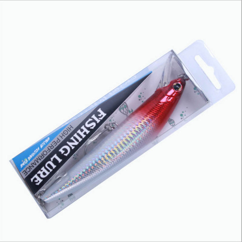 Weihai fishing gear cross-border special supply of 40g submersible minnow long-range lure bait and deep-sea boat fishing plastic minnow fake bait