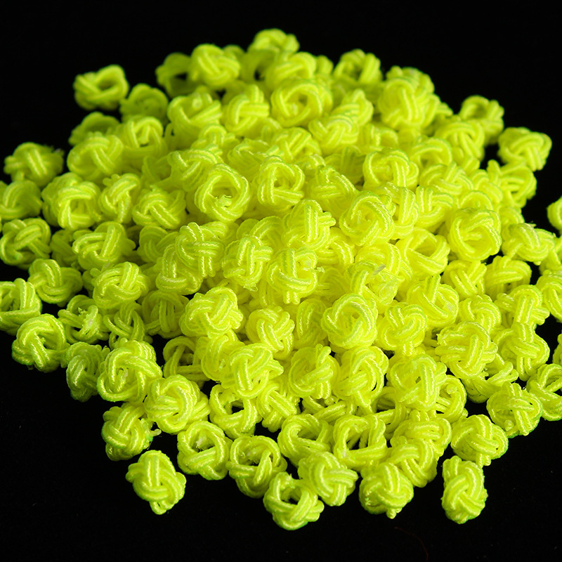 Venta al por mayor piña hebilla DIY material hecho a mano piña nudo chino nudo accesorios 6mm nylon piña nudo bolsa hebilla