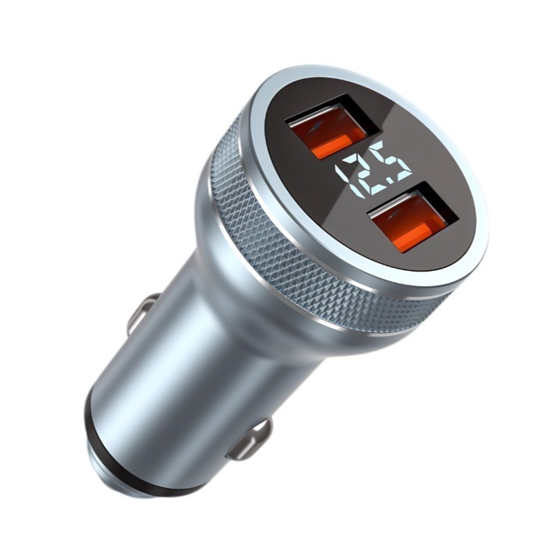 El nuevo cargador de coche es adecuado para el encendedor de cigarrillos de coche de carga súper rápida Huawei 60W uno con dos enchufes de conversión