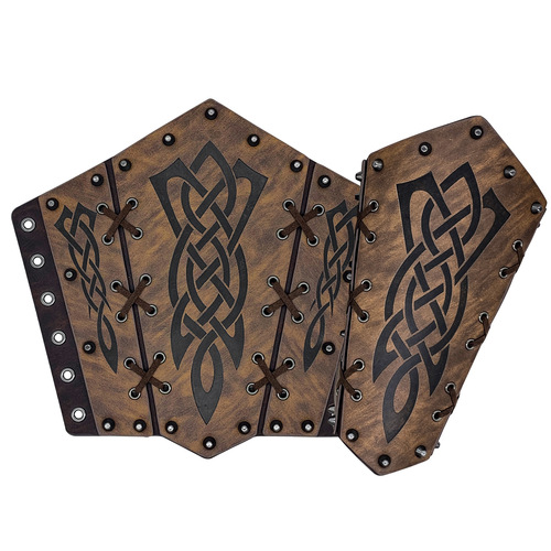 Cross-border temu Amazon Medieval Viking bucket nail wristband knight COSPLAY stage costume props
