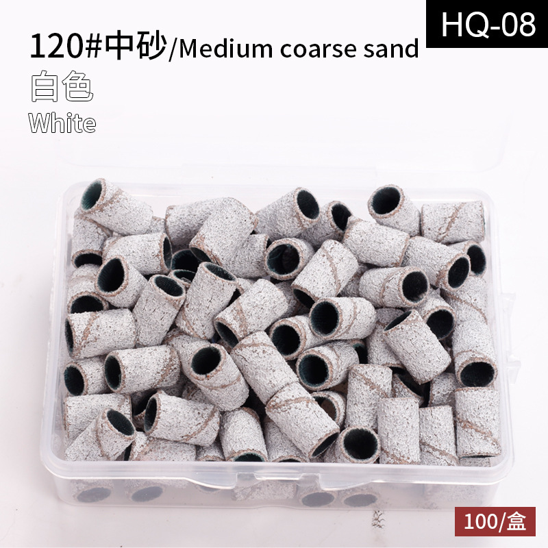 Juego de Anillos de Pulido para Uñas, con Eje para Máquina de Pulir, Anillos de Pulido Coloridos con Grano de Diamante