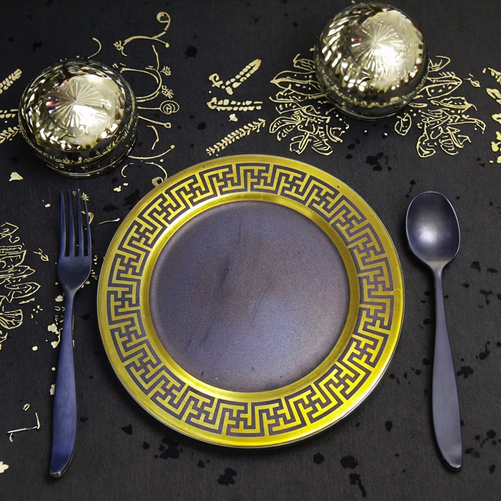 Fábrica directa de platos de carga de frutas platos de decoración restaurante europeo fiesta de boda lujo retro ligero