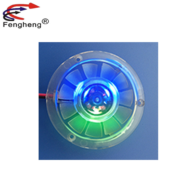 DC 5010 4510 12 v24v bracket fan transparent with light DC 5010 4510 12 v24v bracket fan transparent with light