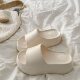 Stomp Feeling Thick Bottom Slippers Women's 2025 New Summer Outer Wear EVA Soft Bottom Increased Beach Non-slip Sandals for Women