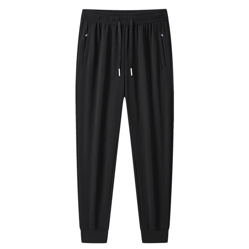 Lovers Ice Silk Pants Women's 2025 Summer Thin Air Conditioning Quick-drying Sports Pants Loose Slimming Casual Straight Pants Men's