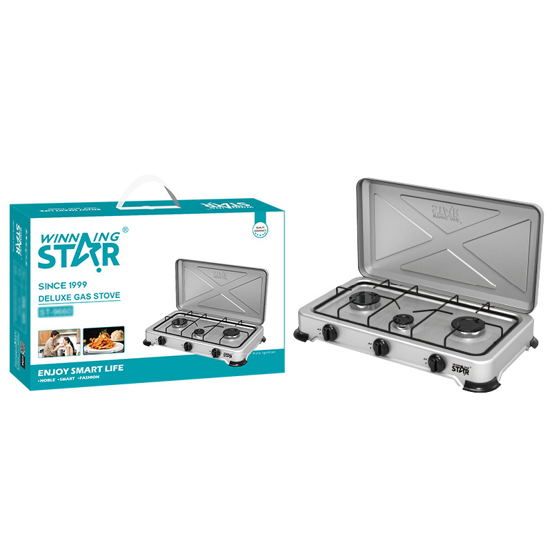 Estrella ganadora estándar europeo estándar británico multi-estufa de gas estufa Europea estufa al aire libre de encendido electrónico estufa europea