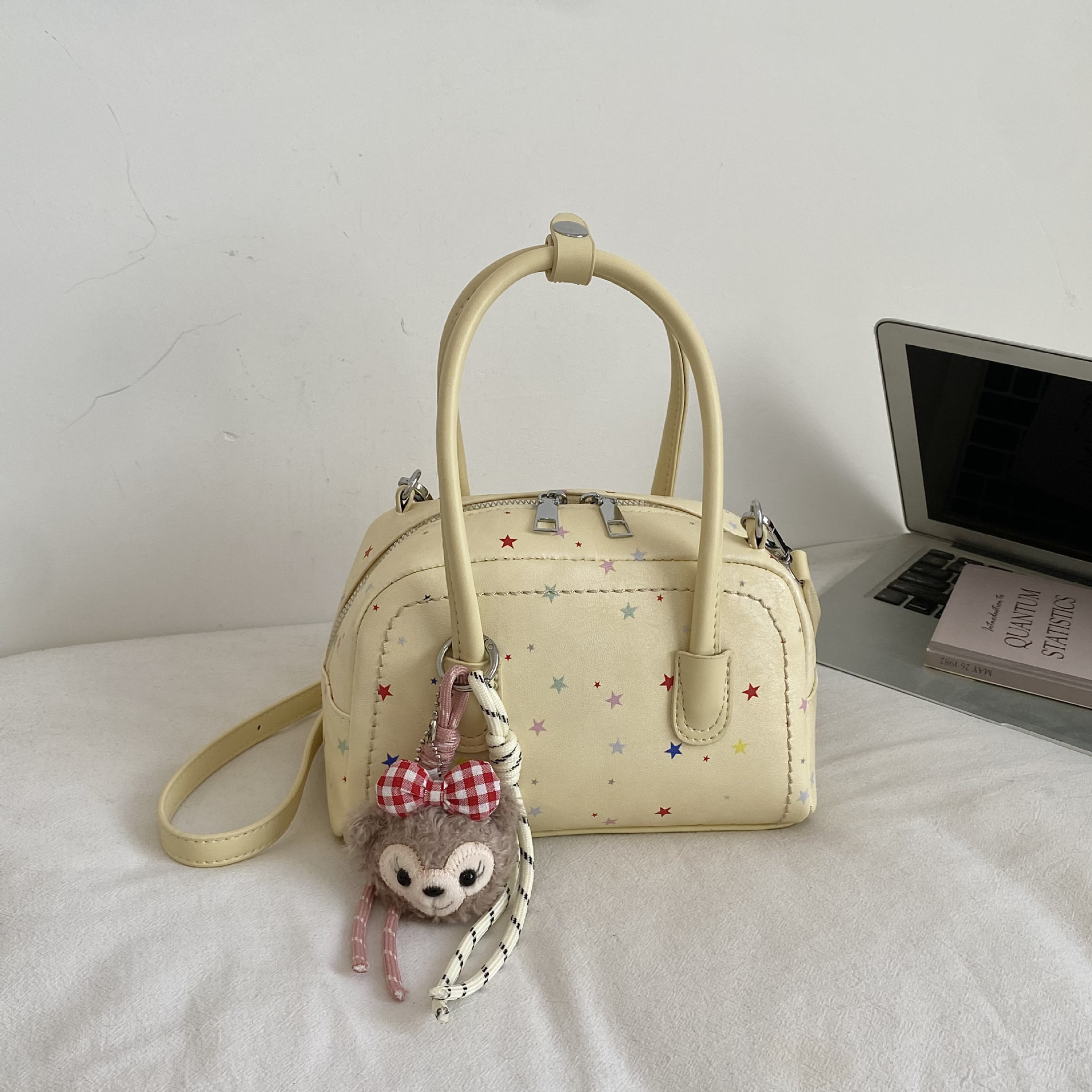 Nicho flor impresión bolsos pequeños bolsos de transporte de hombro bolsos de brazo de moda diarios bolsos portátiles image 10