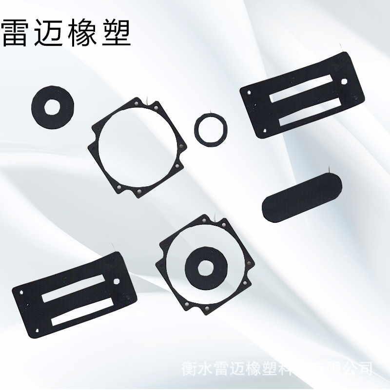硅胶橡胶板硅胶密封耐温减震垫片免开磨具加工耐油防撞耐酸耐高温