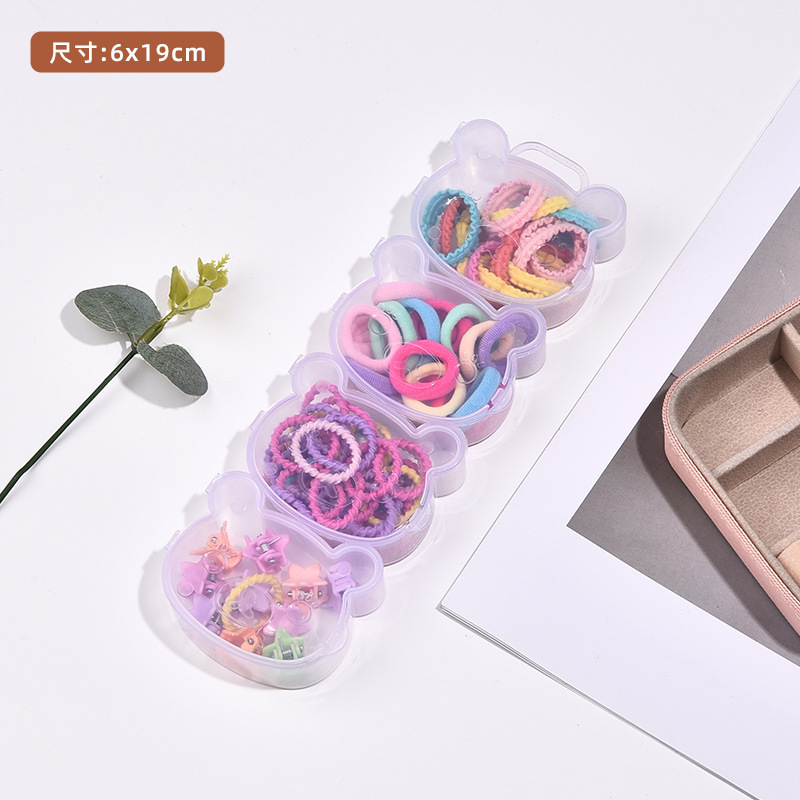 Las bandas de goma para bebés de los niños no dañan el cabello