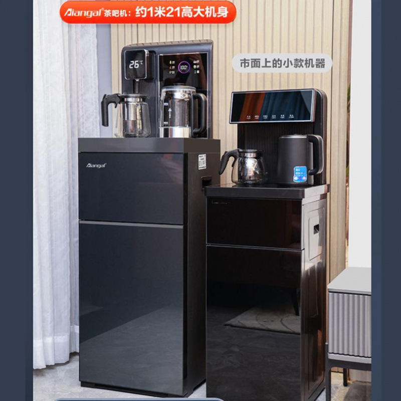 Salón de estar de alta gama inteligente de voz controlada por voz máquina de té doméstica 2025 nueva máquina de beber de agua totalmente automática inteligente en uno